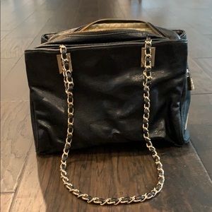 Beautiful black bag with gold accents